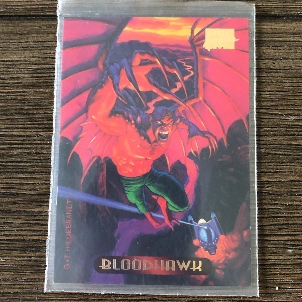 ’94 Marvel Masterpieces trading card: Bloodharwk #16